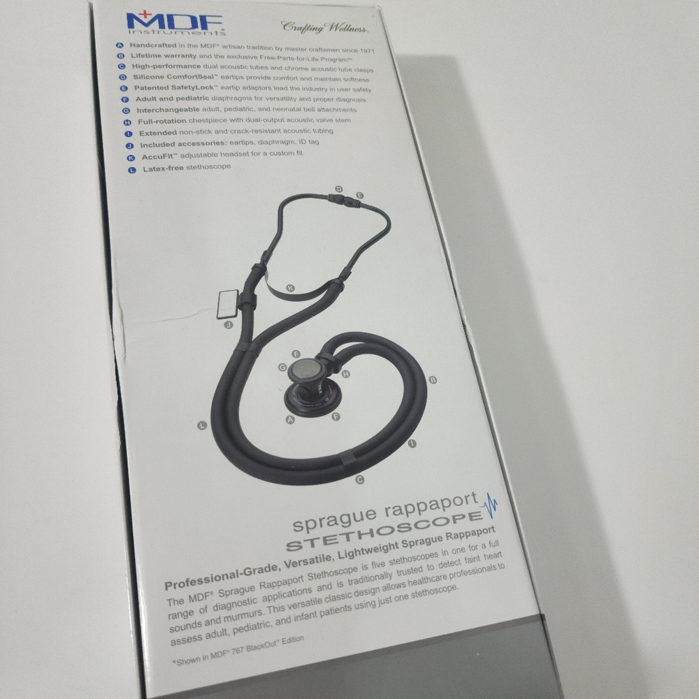 MDF Sprague Rappaport Stethoscope - Picture 3 of 9